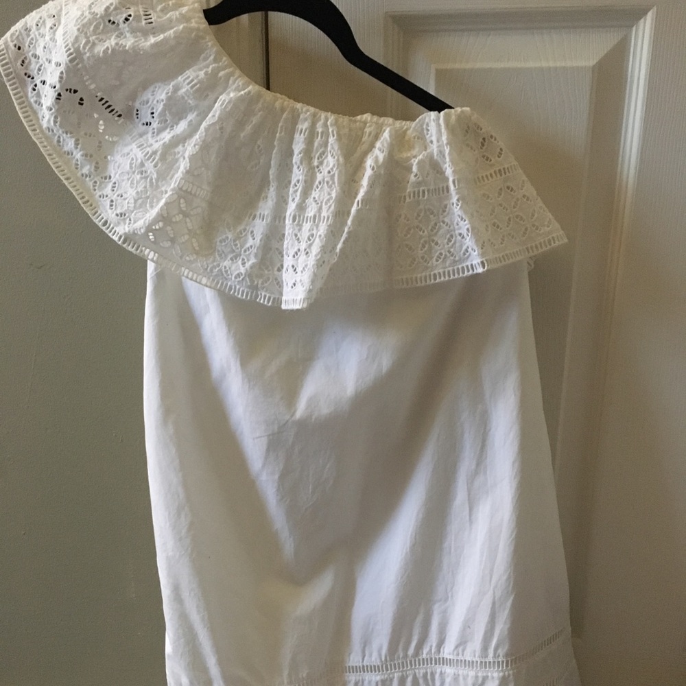 White Graduation Dress from Abercrombie and Fitch
